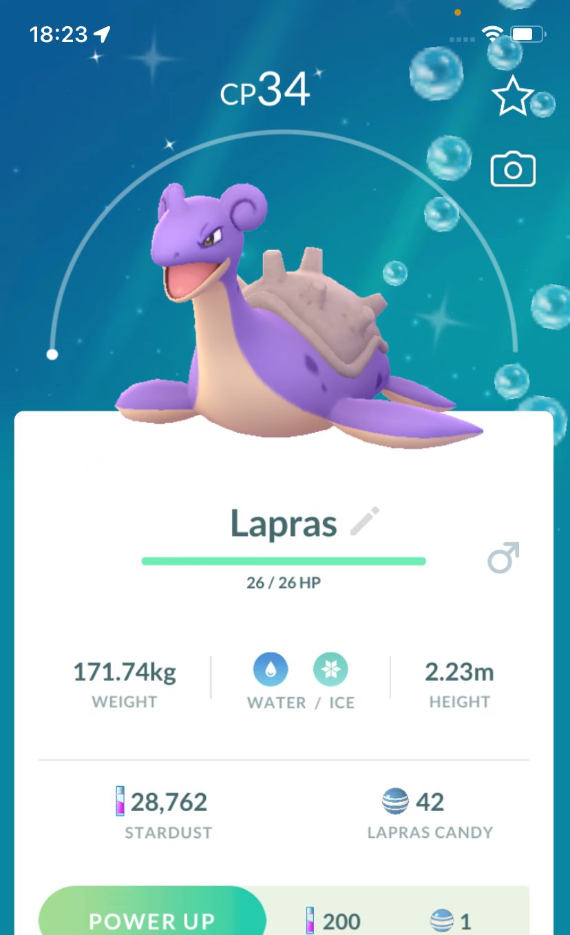Shiny Lapras trade - Pokemon GO Trade Service