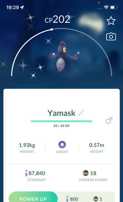 Shiny Yamask trade - Pokemon GO Trade Service