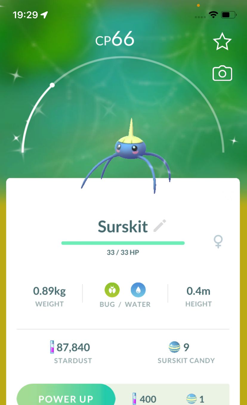 Shiny Surskit trade - Pokemon GO Trade Service