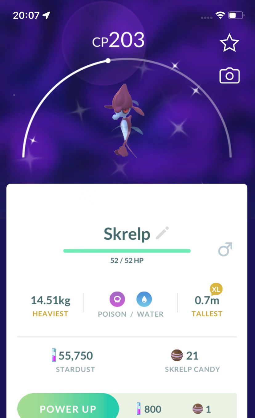Shiny Skrelp trade - Pokemon GO Trade Service
