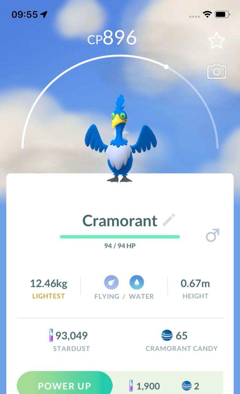 #845 Cramorant Trade - Pokemon GO Trade Service