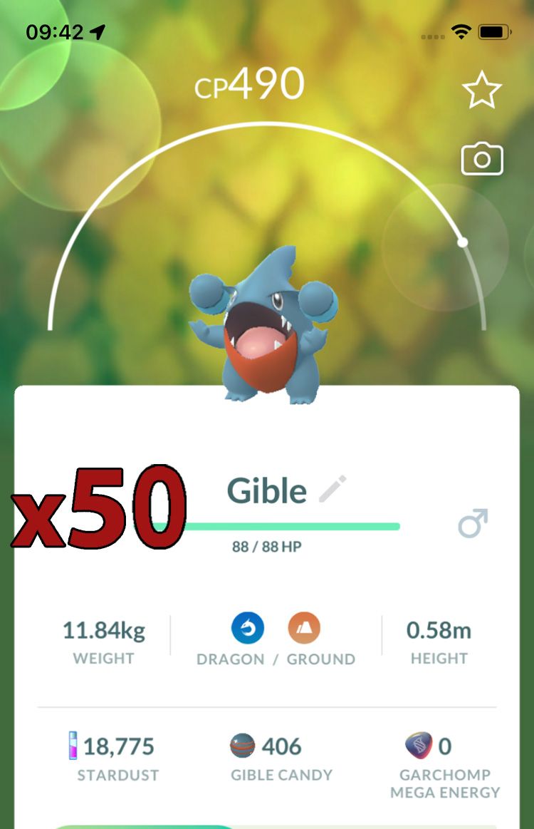 Gible [x50] - Pokemon GO Trade Service