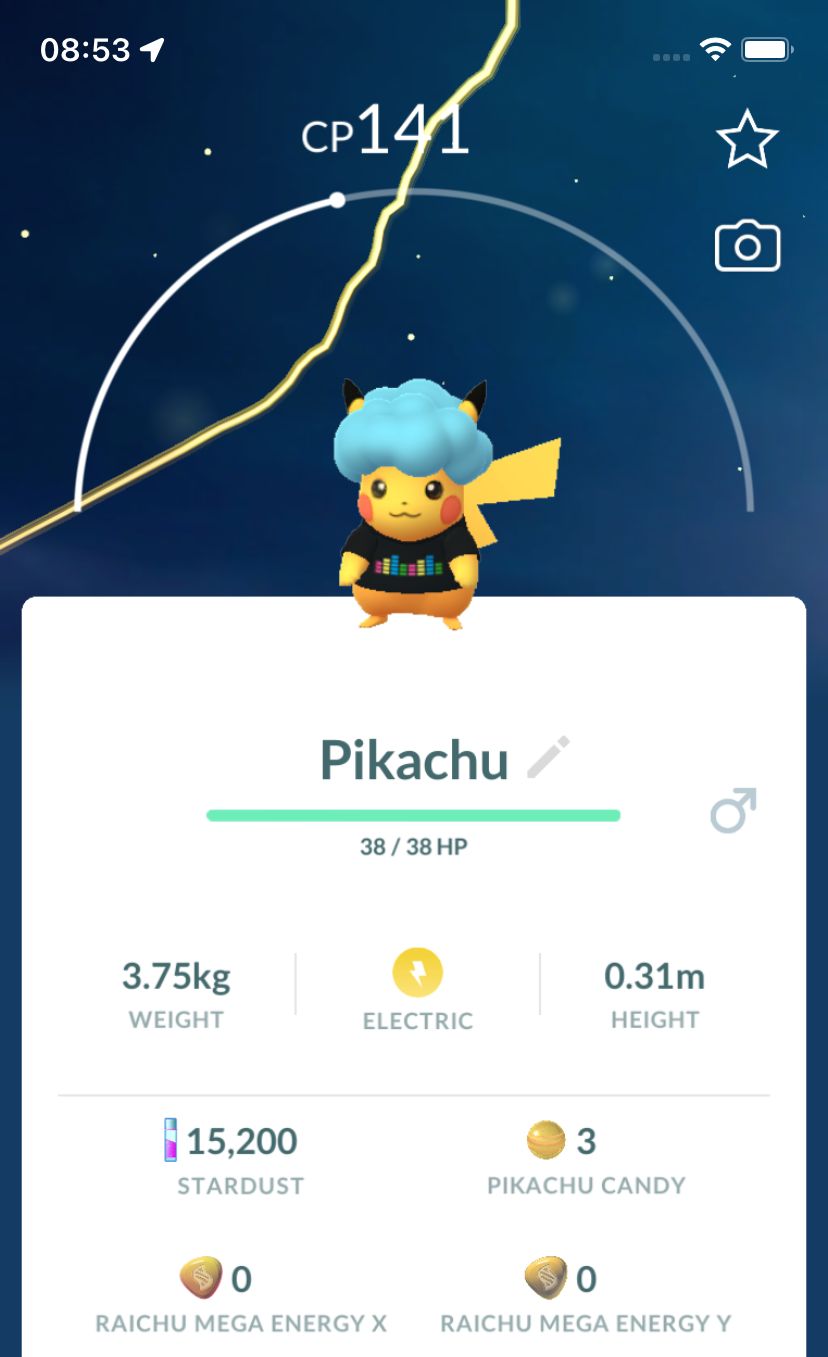 Pikachu PokeXciting Malaysia Trade - Pokemon GO Trade Service
