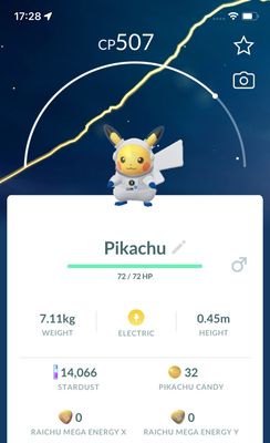 Pikachu Astronaut Costumes Trade - Pokemon GO Trade Service