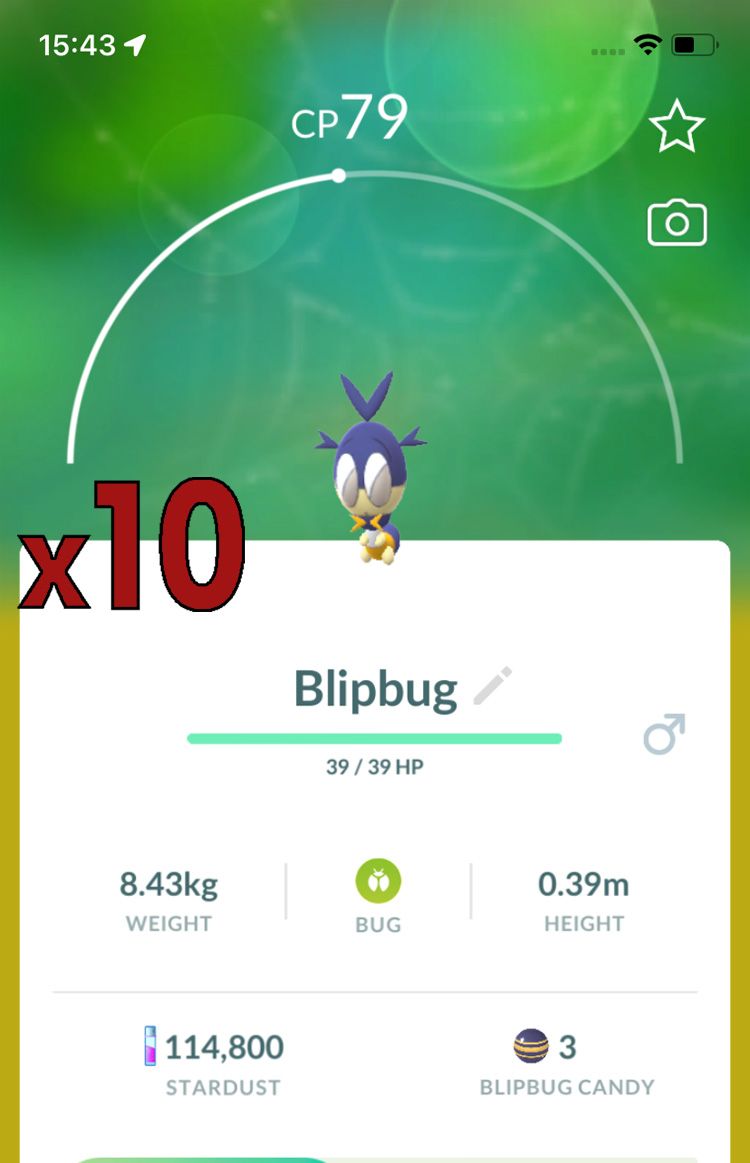 Blipbug Trades [x10] - Pokemon GO Trade