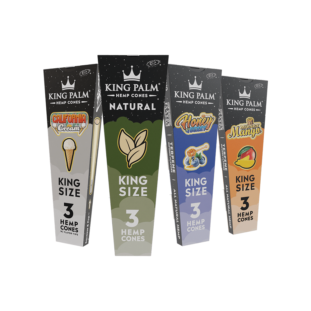 King Palm Hemp Cones (King)