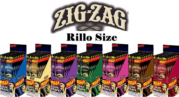 Zig Zag Rillo Wraps (4ct)
