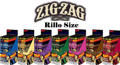 Zig Zag Rillo Wraps (4ct)