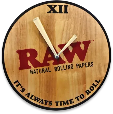 Raw Wooden Clock