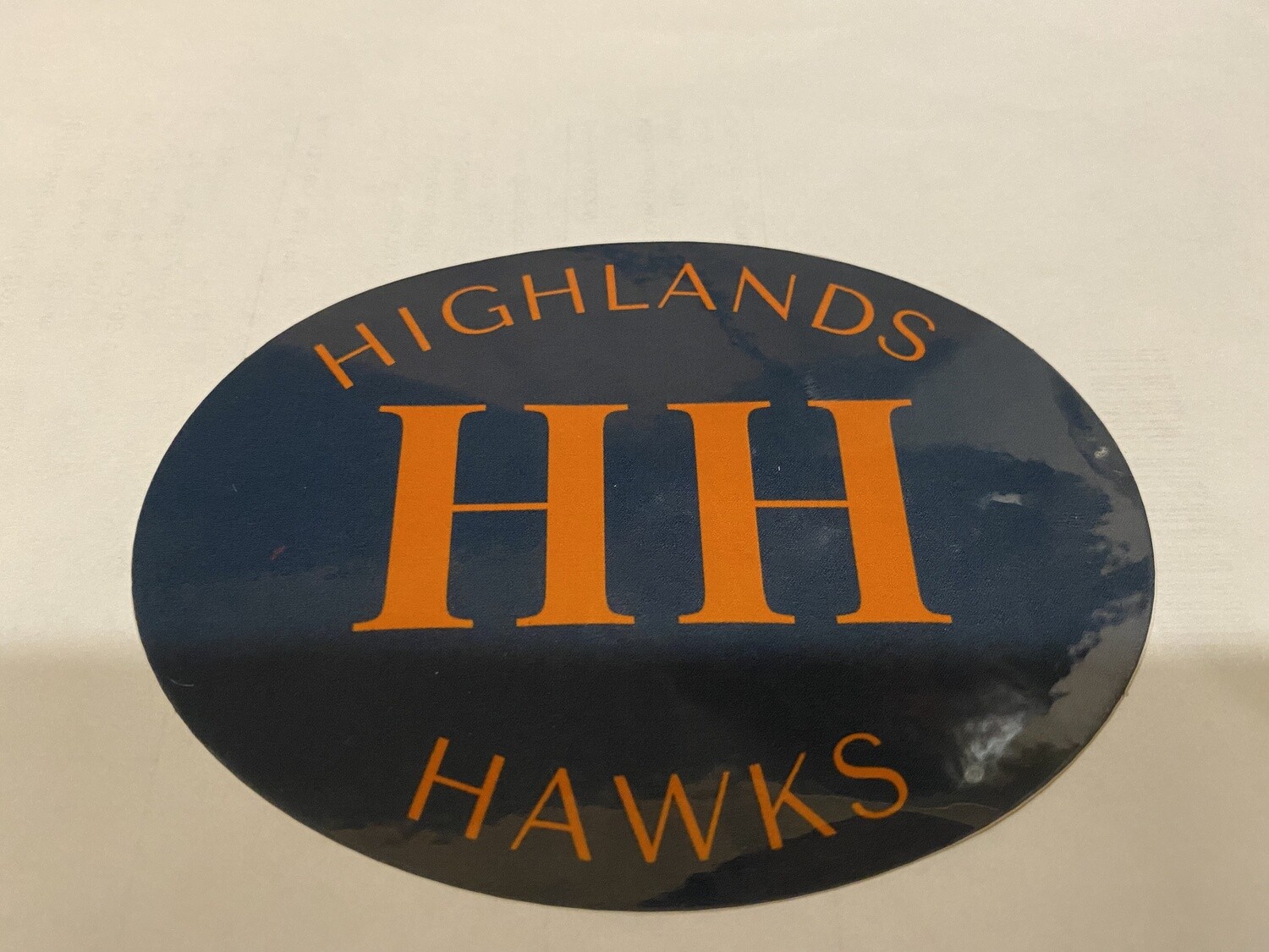 Sticker HH - Oval Highlands Hawks