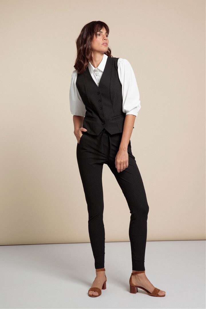 Studio Anneloes Downstairs Pinstripe Trousers
