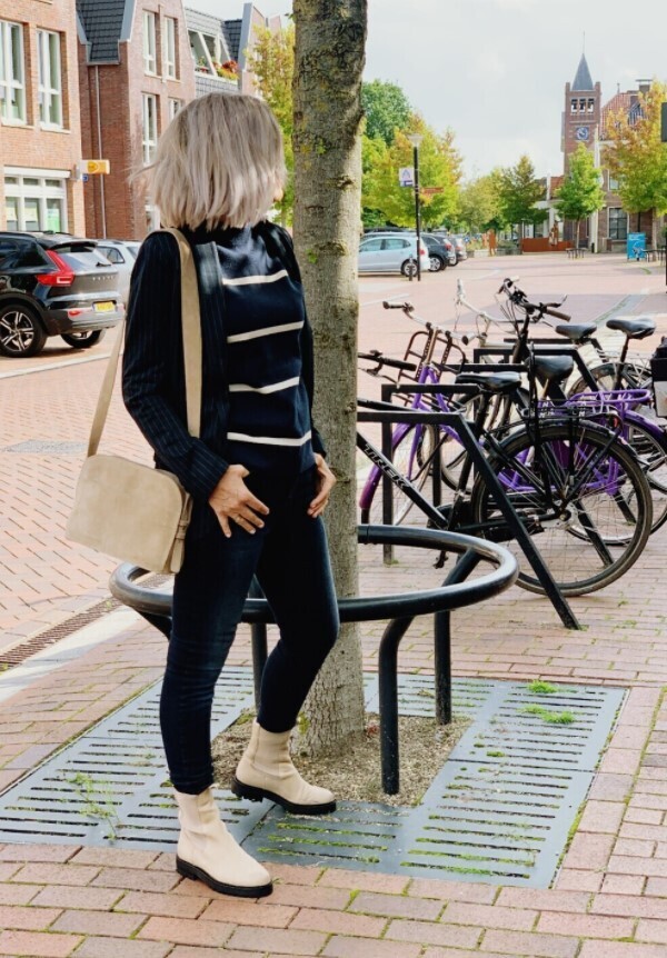 Yaya Streep Top Met Kap Mouwen