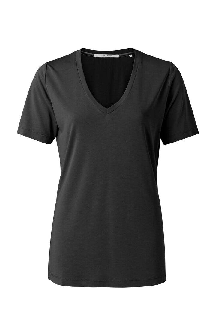 Yaya V-hals T-shirt modal