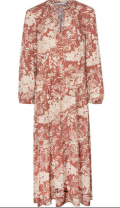 Yaya maxi Jurk met Botanische Print