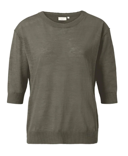 Yaya Sweater met 3/4 Mouw