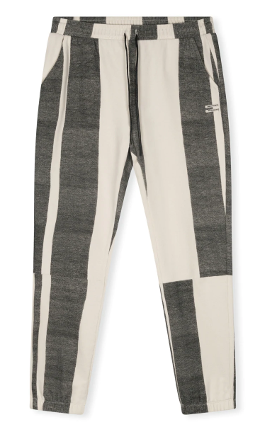 10Days Cropped Jogger Block Stripe