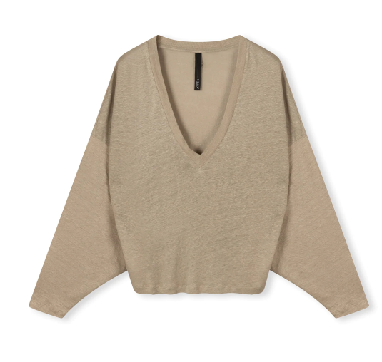 10Days Longsleeve Tee Linnen