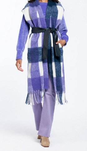 Studio Anneloes Aleid check waistcoat