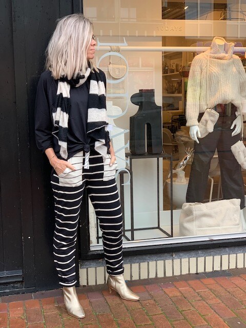 10Days Scarf knit stripe