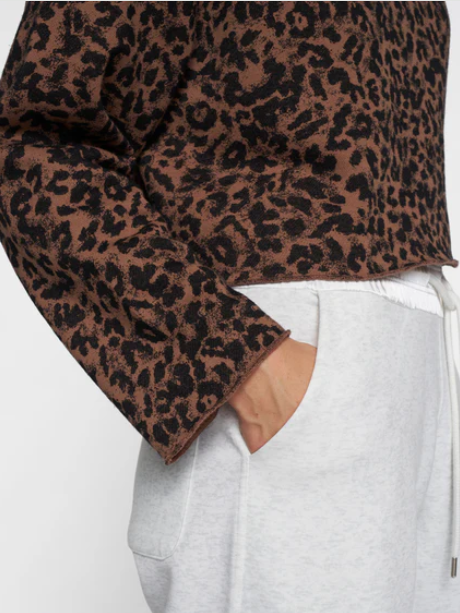 10Days Cropped sweater leopard