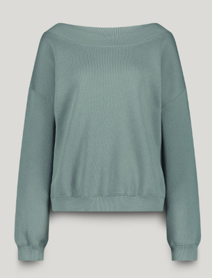 Summum Off shoulder sweatershirt