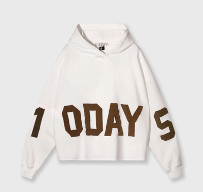 10Days statement logo hoodie