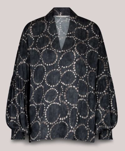 Summum Glanzende Top Met Print