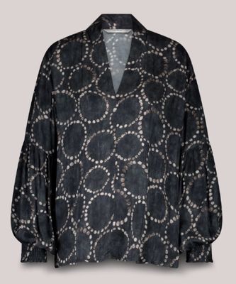 Summum Glanzende Top Met Print