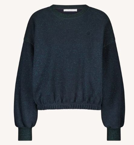 By-Bar Bodil sparkle sweater-midnight
