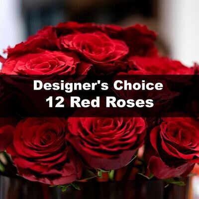 Designer's Choice Red Rose Bouquet