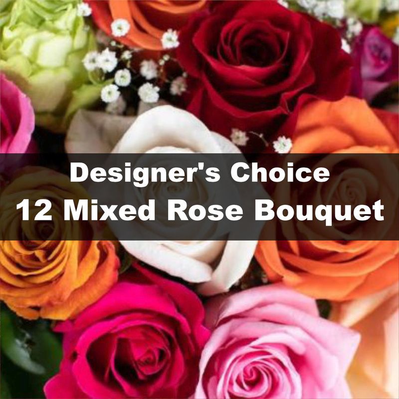 Florist's Choice 12 Mix Rose Bouquet