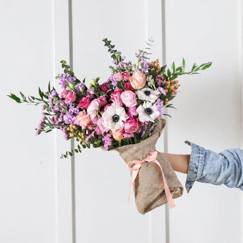 MOTHER'S DAY  Burlap Wrap