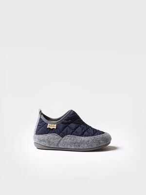 Zapatilla de casa para niños hecha en fieltro LIOR-UM - Marino Zapatilla de casa para niños hecha en fieltro LIOR-UM - Marino
