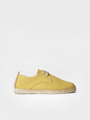 Alpargata de cordones - DIXON - Amarillo