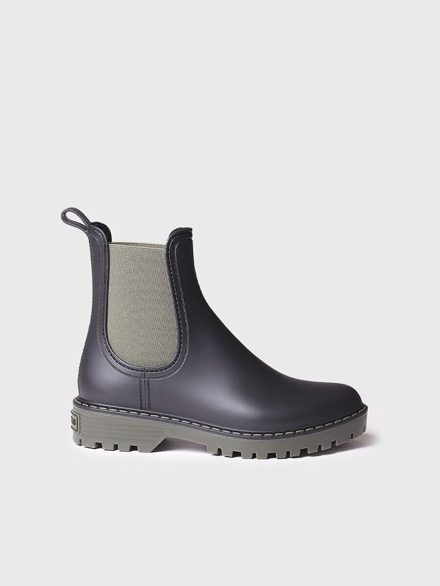 CAVOUR - CAQUI - Bota de agua baja para mujer en goma