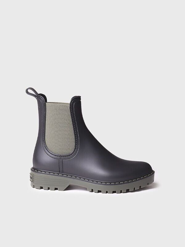 CAVOUR - CAQUI - Bota de agua baja para mujer en goma