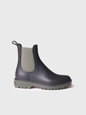CAVOUR - CAQUI - Bota de agua baja para mujer en goma