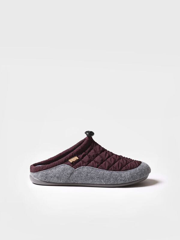 NADIR-UM BURDEO - Zapatilla tipo zueco para hombre en tejido acolchado y fieltro