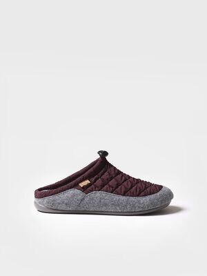 NADIR-UM BURDEO - Zapatilla tipo zueco para hombre en tejido acolchado y fieltro
