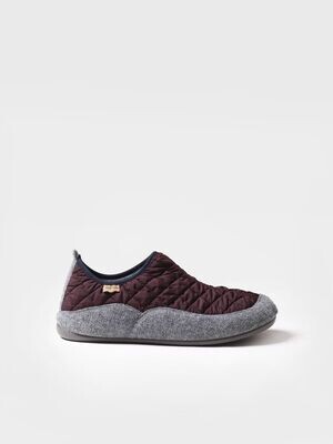 NIL-UM - Burdeo- Zapatilla de casa para hombre hecha en fieltro