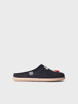 DELI-DR Slippers para mujer en fieltro