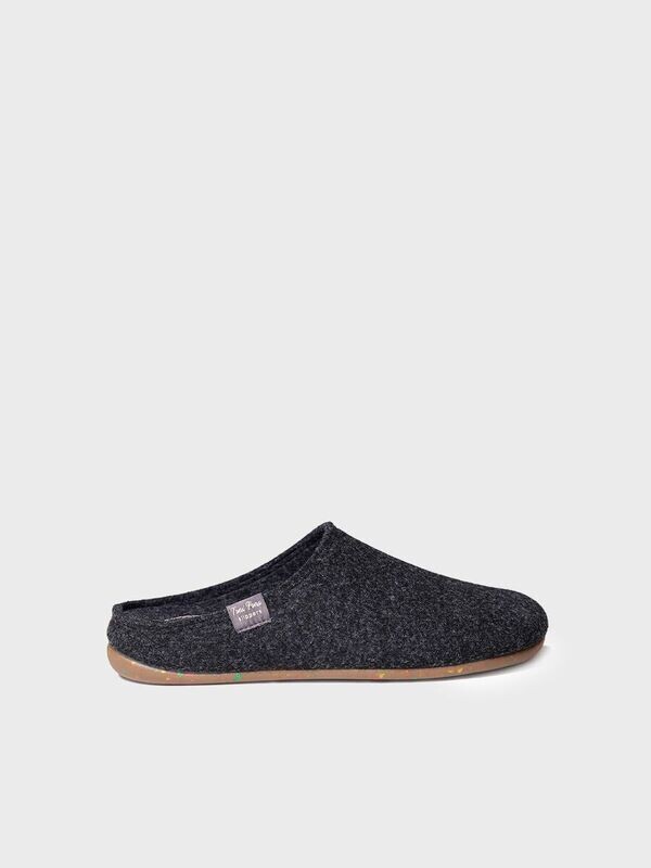 MONA-FR - Zapatilla de casa para mujer hecha en fieltro reciclado
