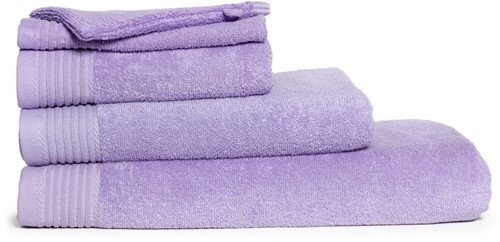 Handdoeken set lavendel inclusief naam borduren