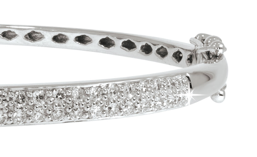 MARILYN stunning diamond bracelet, made of 14 ct. white gold and 0,80 ct. TW/VS diamonds.