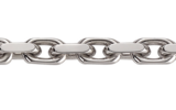 ANCHOR bracelet, made of 14 ct. white gold 5,0 mm. 18 cm.