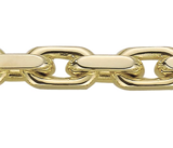 ANCHOR bracelet, made of 14 ct. yellow gold 9,0 mm. 19 cm.