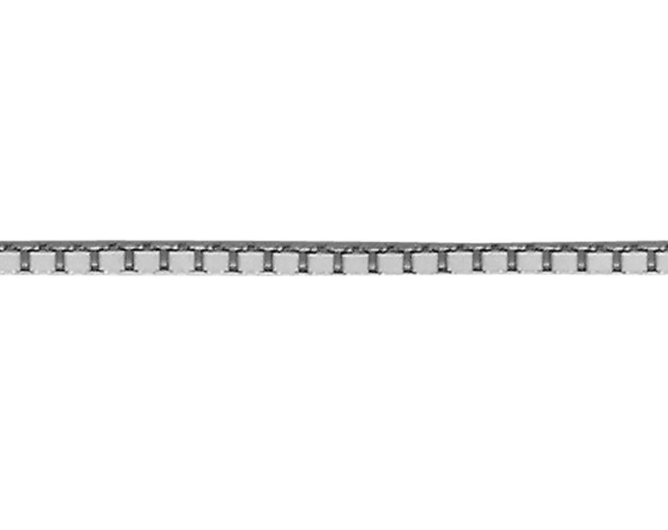ANCHOR necklace, made of 14 ct. white gold 1,1 mm. 36 cm.