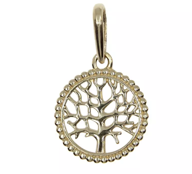 EVA - the tree of life pendant, made of 14 ct. yellow gold