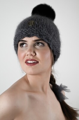 INGRID lue / beanie gray exclusive collection