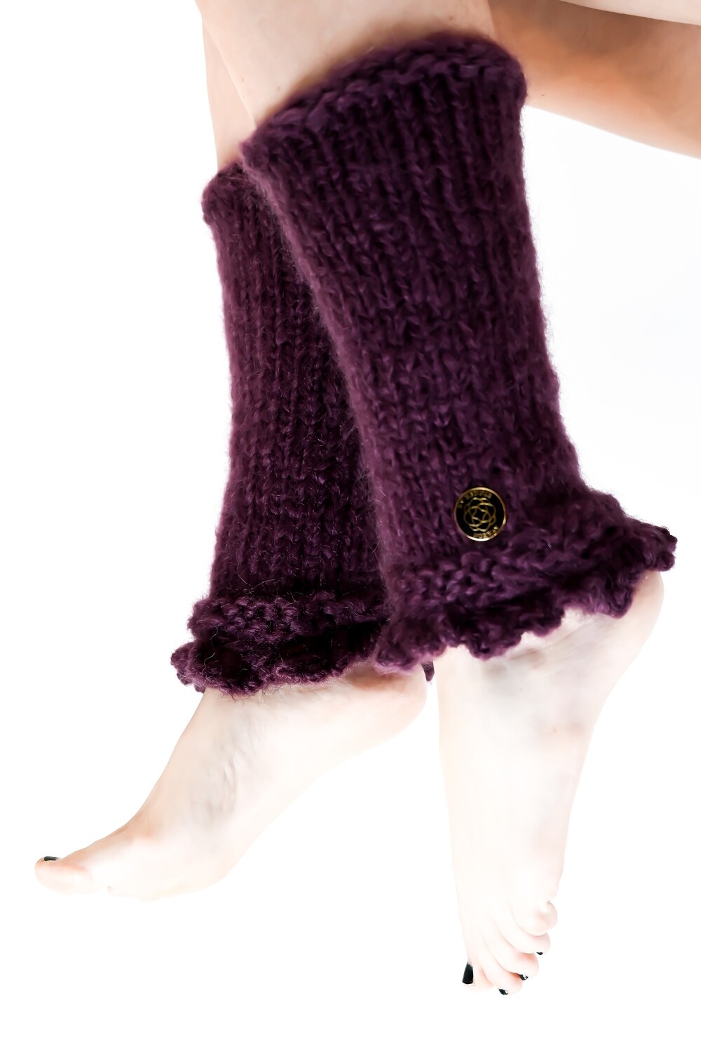 INGRID legg varmere / leg warmers burgundy exclusive collection